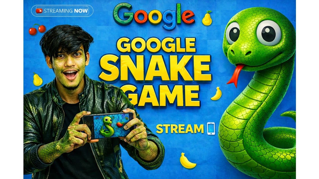 🔥 Google Snake Live Stream | Pro or Noob? 🐍