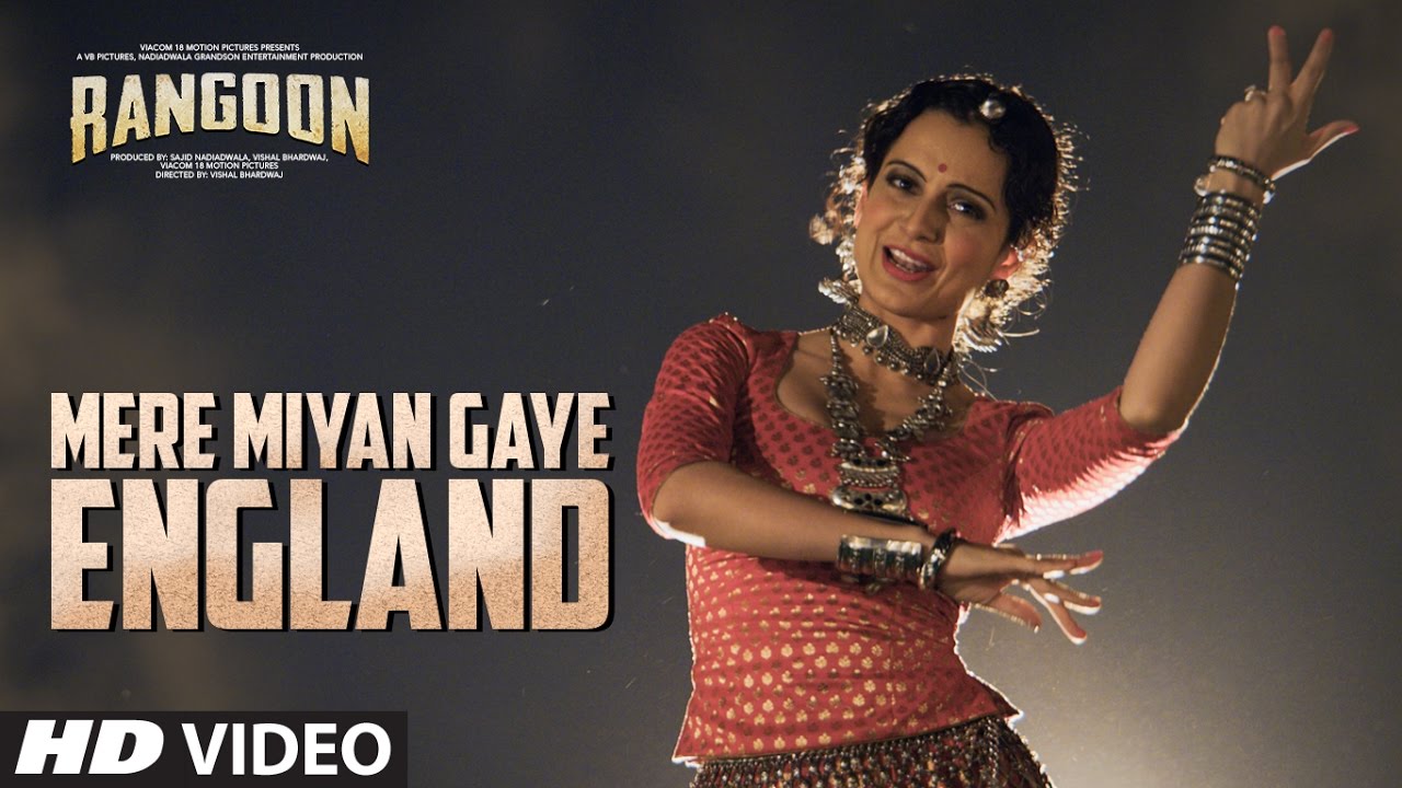 Mere Miyan Gaye England Video Song | Rangoon | Saif Ali Khan, Kangana Ranaut, Shahid Kapoor