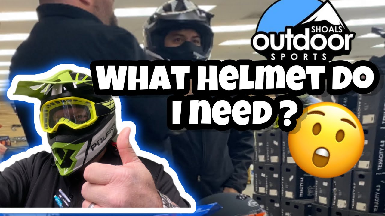 How to choose an ATV/UTV helmet for a Polaris #polaris #helmet #atv #utv #shoalsoutdoorsports