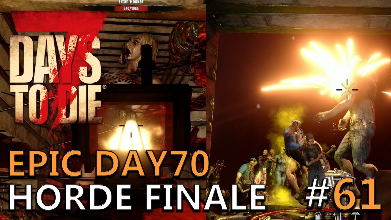 War3zuk AIO Mod | War3zuk Finale! OP Base Design VS Day 70 Horde! | 7 Days to Die Lets Play
