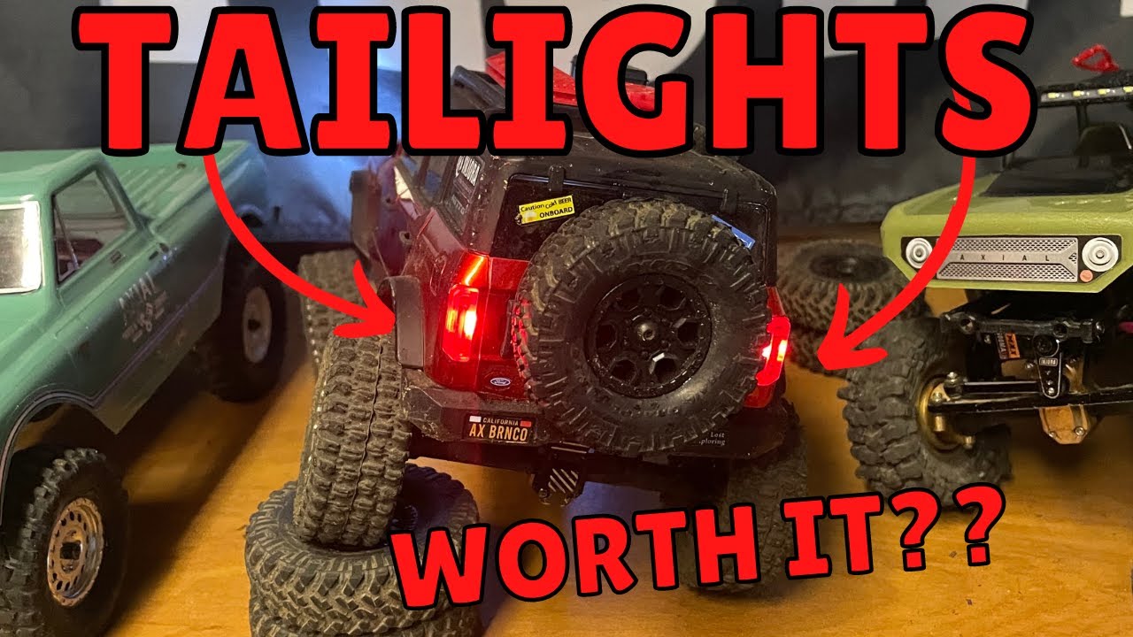 How To Install Tailights! Are They Worth It? | Axial SCX24 Ford Bronco Build