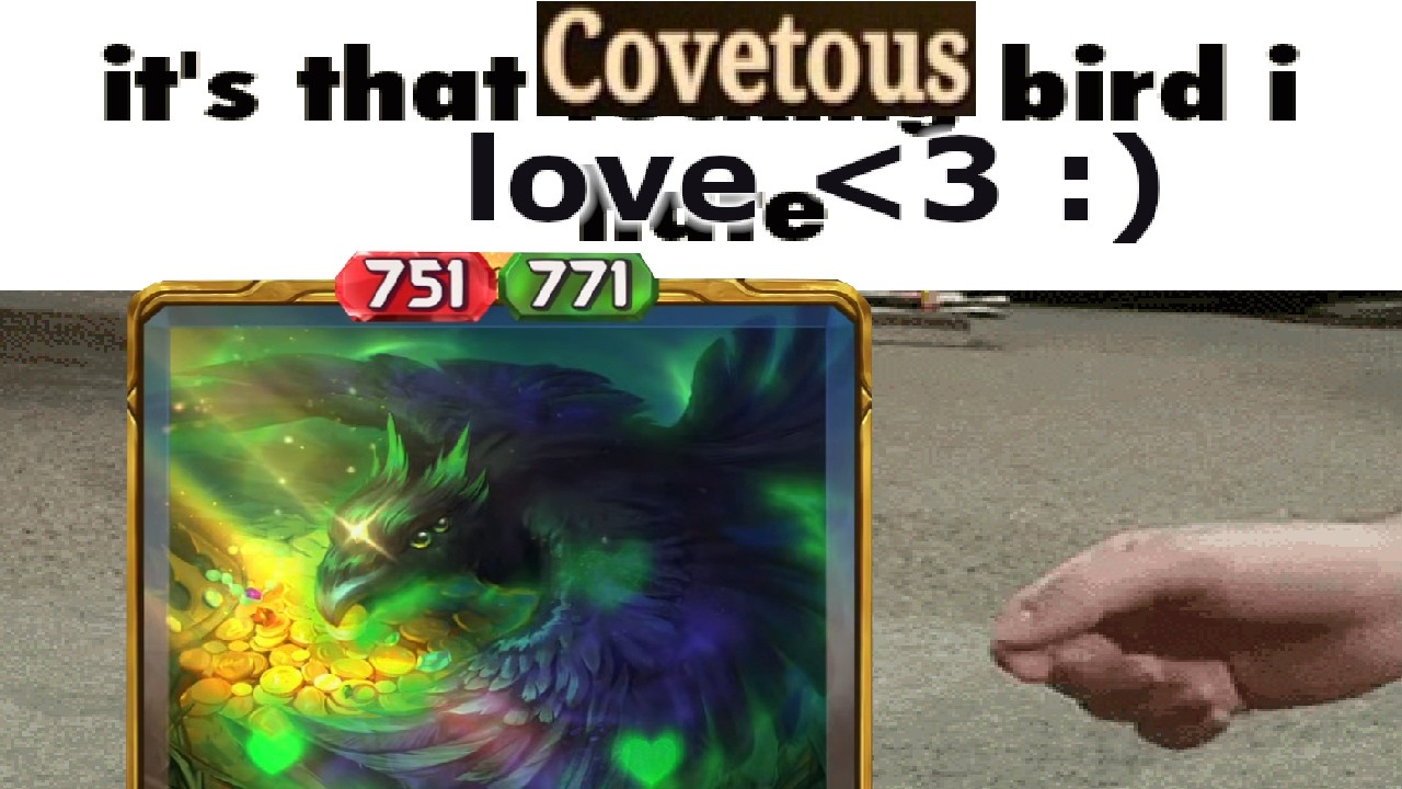 (The Bazaar) Covetous Raven Dooley Kinda Sick With It
