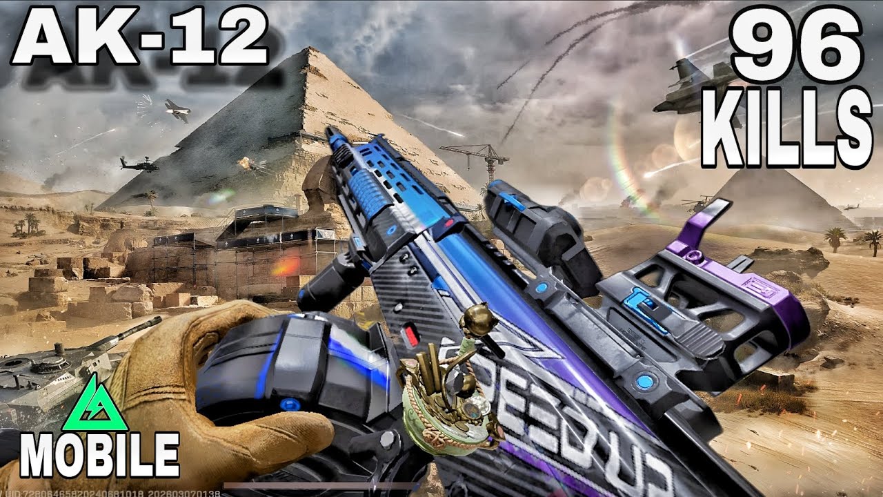 AK-12 UNSTOPPABLE BUILD🔥🥶 96 KILLS GAMEPLAY DELTA FORCE MOBILE 