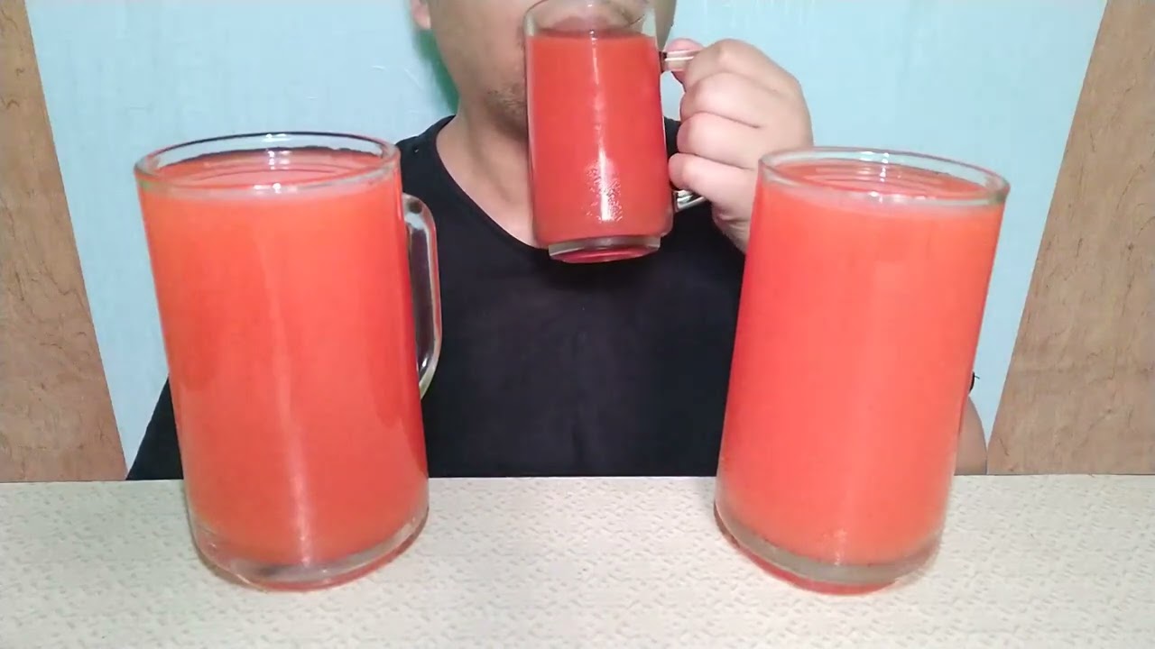 ASMR Drinking Welch's Cherry Pomegranate Juice | Moe Mukbang