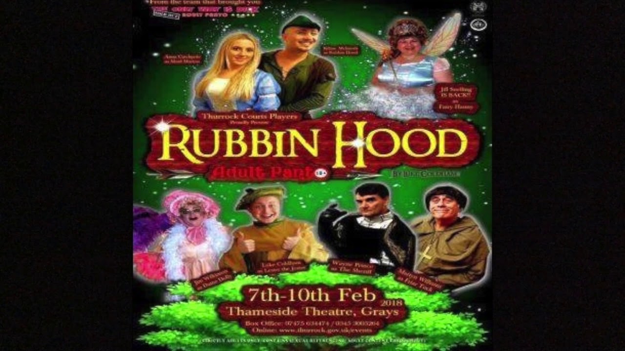 Rubbin Hood at the the Thameside Theatre: Interview with Luke Coldham