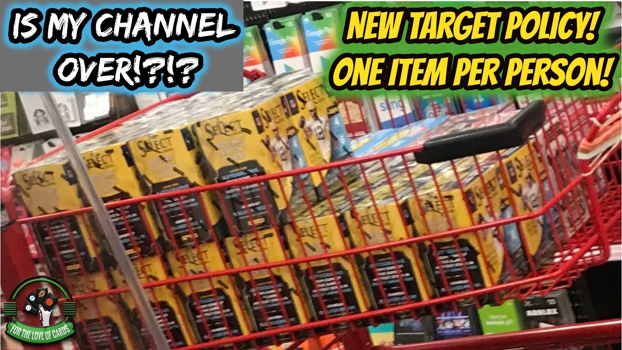Sports Card Hunting! New Target Trading Card Policy! 1 Per Person!