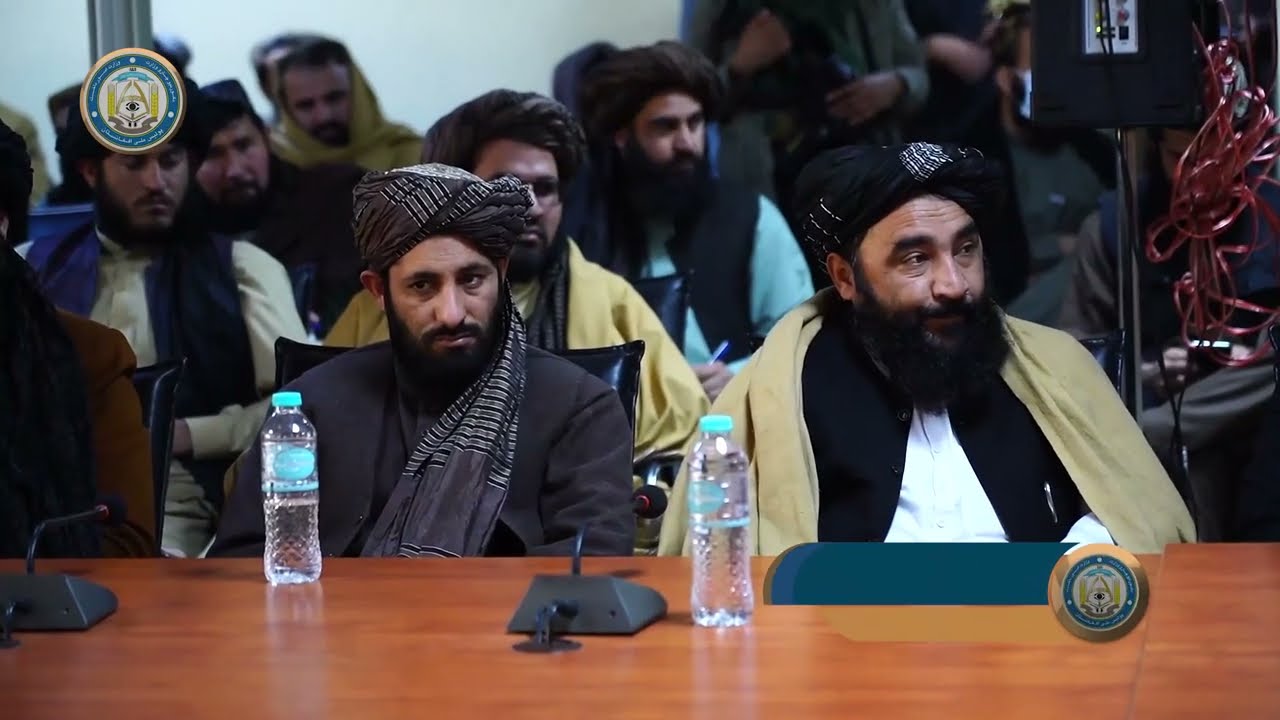 اشتراک الحاج خلیفه سراج الدین حقانی سرپرست وزارت امور داخله در پایانی سمینار سخنگویان