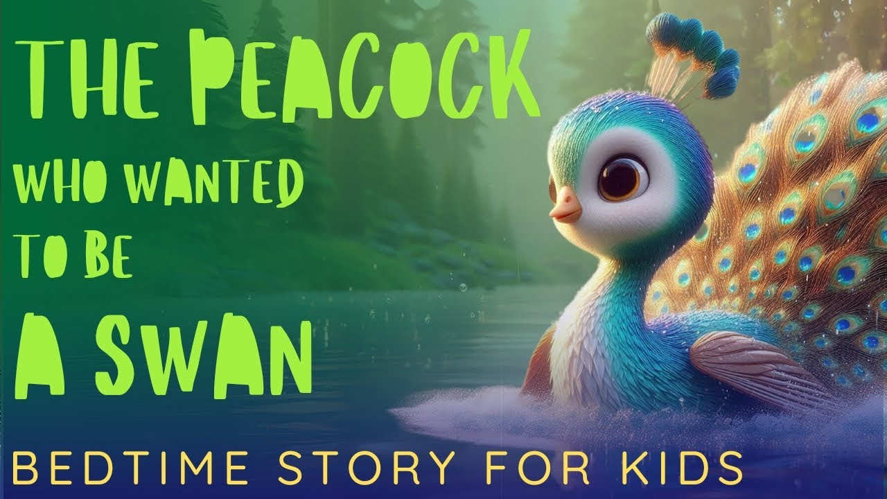 Bedtime Story: The Peacock Who Wanted to Be a Swan &ndash; A Heartwarming Tale of Self-Acceptance for Kids