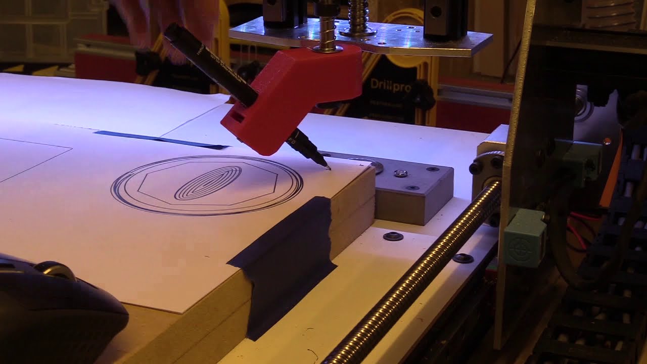CNC Drawing Tools - 3D Printed Pen Holder