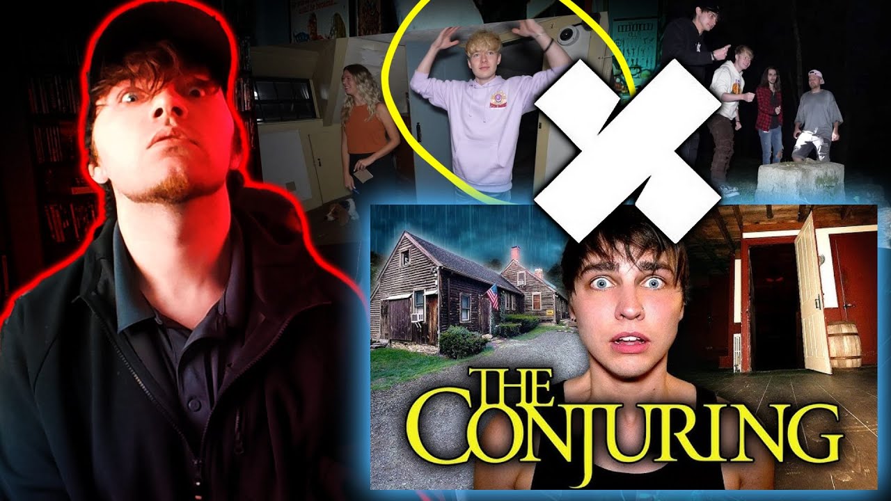 Surviving A Week at The Conjuring House PT 2: The Woods | SAM AND COLBY REACTION