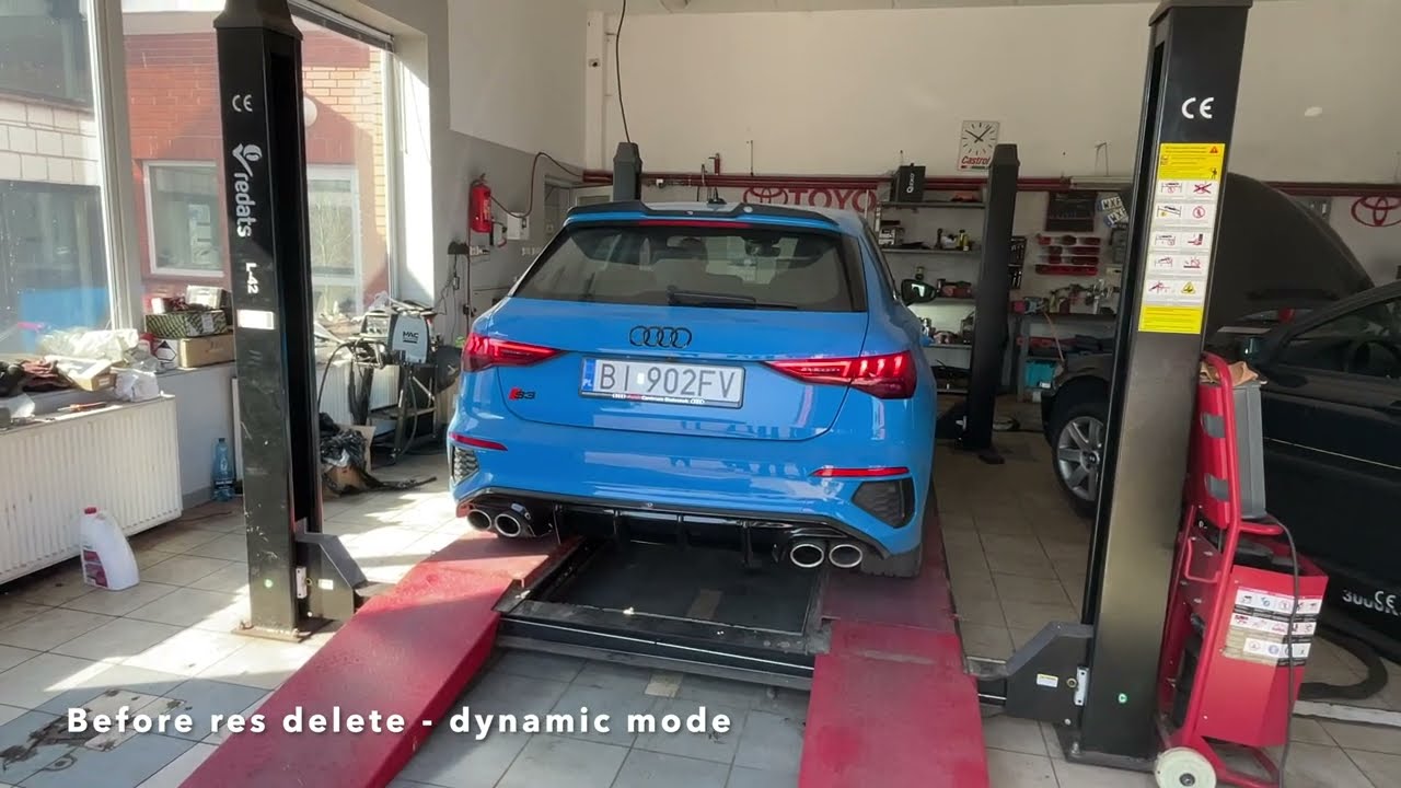 New Audi S3 8Y 2021 res delete / pops &bang - modification exhaust -  part. 1/2