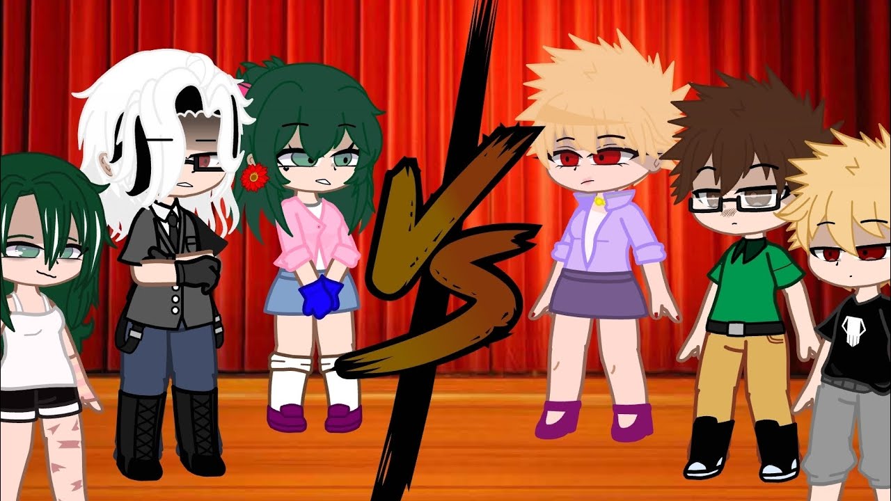 The Midoriya family Vrs The Bakugo family/Afton F.M izuku/MHA singing battle/cringe
