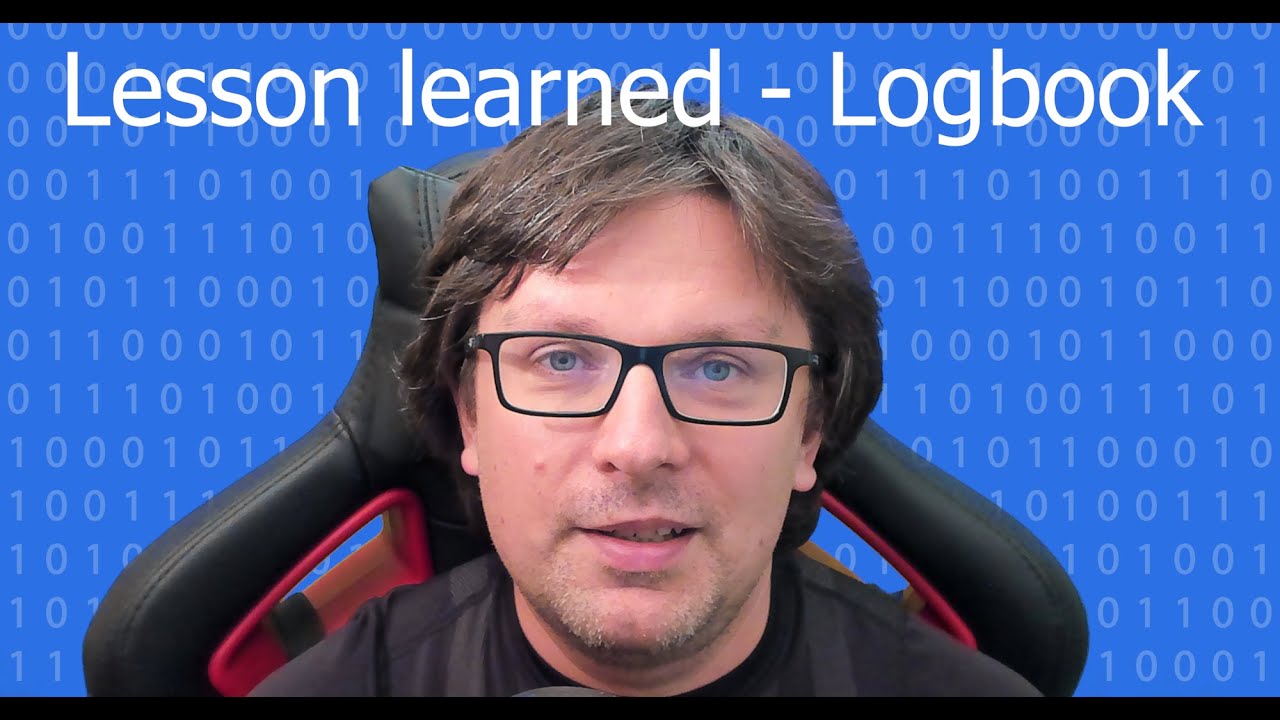 Lesson learned - Logbook