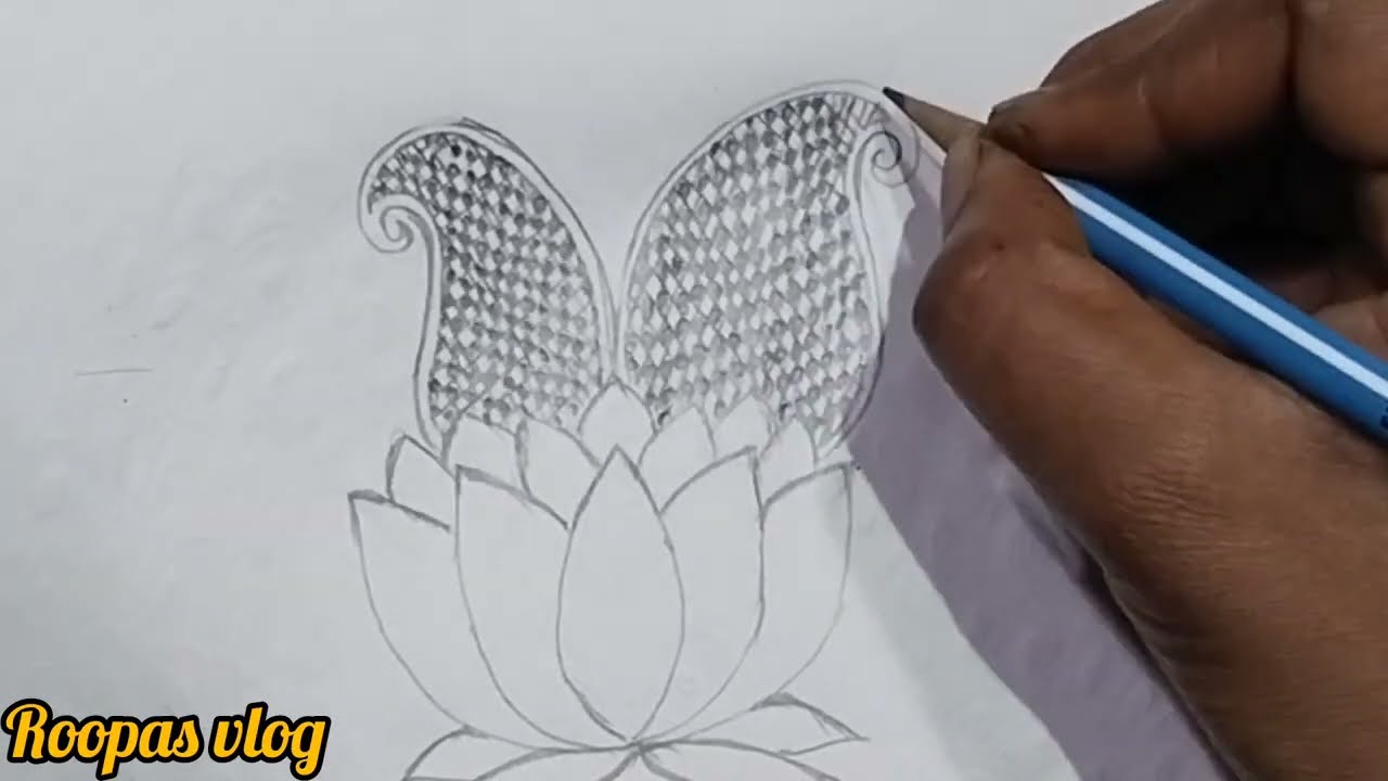 🙏beautiful lotus rangoli #viral #long #indian art #traditional #latest
