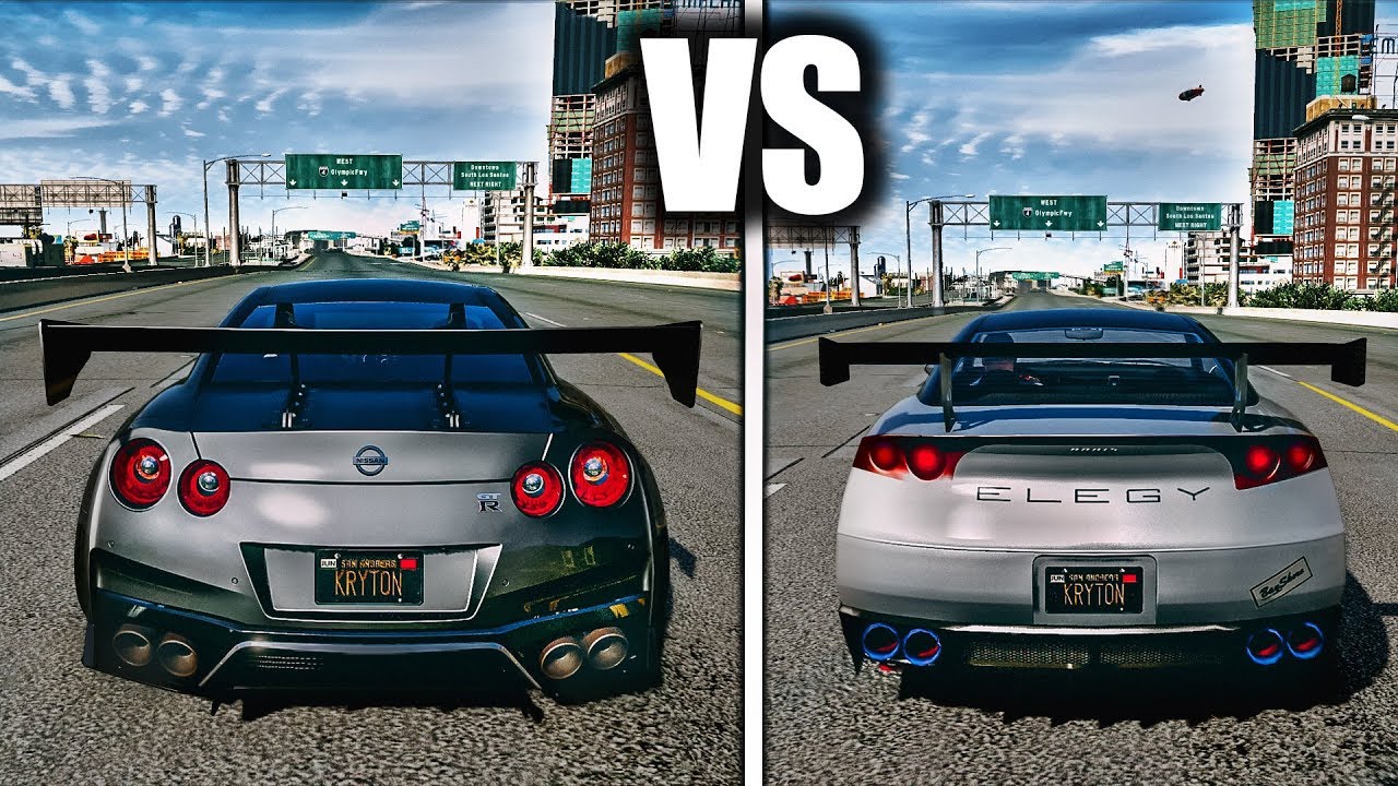 GTA V Cars VS REAL Cars | ULTRA Realistic GRAPHICS MOD GAMEPLAY