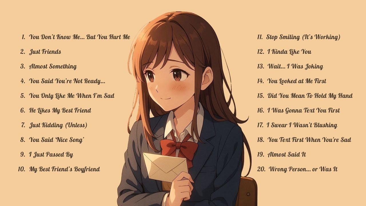20 Soft Love Songs About Secret Feelings 💭 | Original Stories for Every Quiet Heart | Lyric Tales