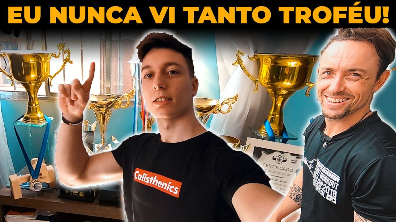TREINEI NA CASA DO MELHOR ATLETA DO BRASIL