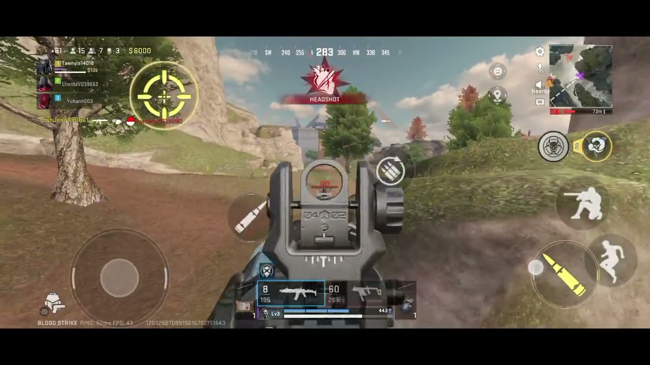 Frist time play blood strike.MR RFL BODNA YT 