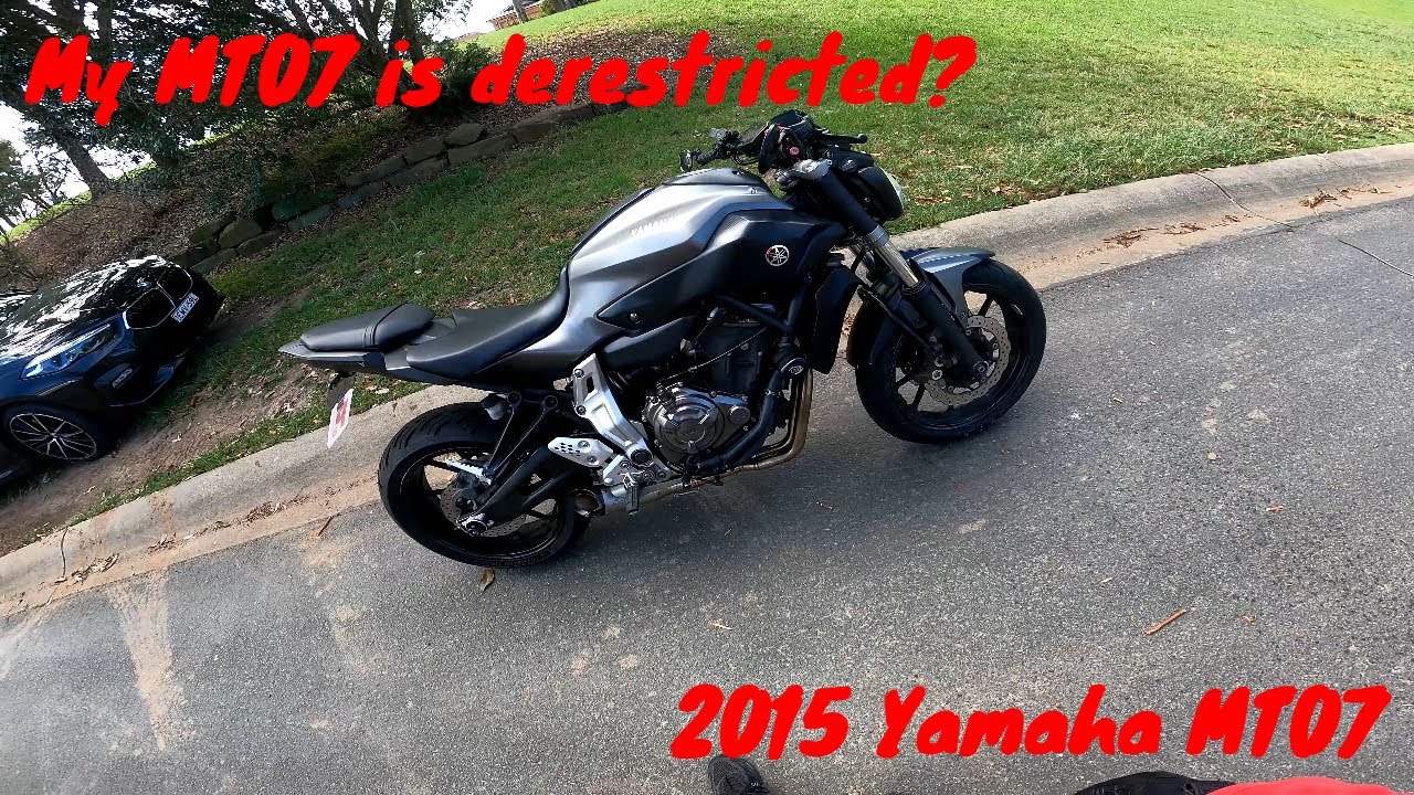 My MT07 is DERESTRICTED? Straight exhaust Yamaha MT07 Motovlog