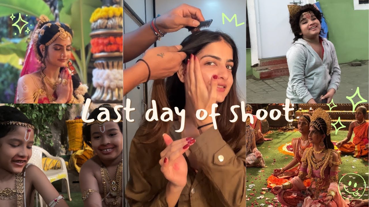 Last Day on set! Veer Hanumaan ! 🎬 Behind the Scenes Madness ✨🧚🏻‍♀️ #riyasharmavlogs #riyasharma 
