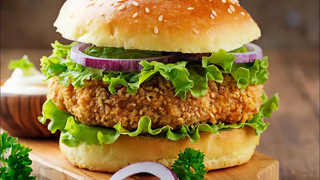 🤩🍔Crispy paneer burger 🍔🍔🤩