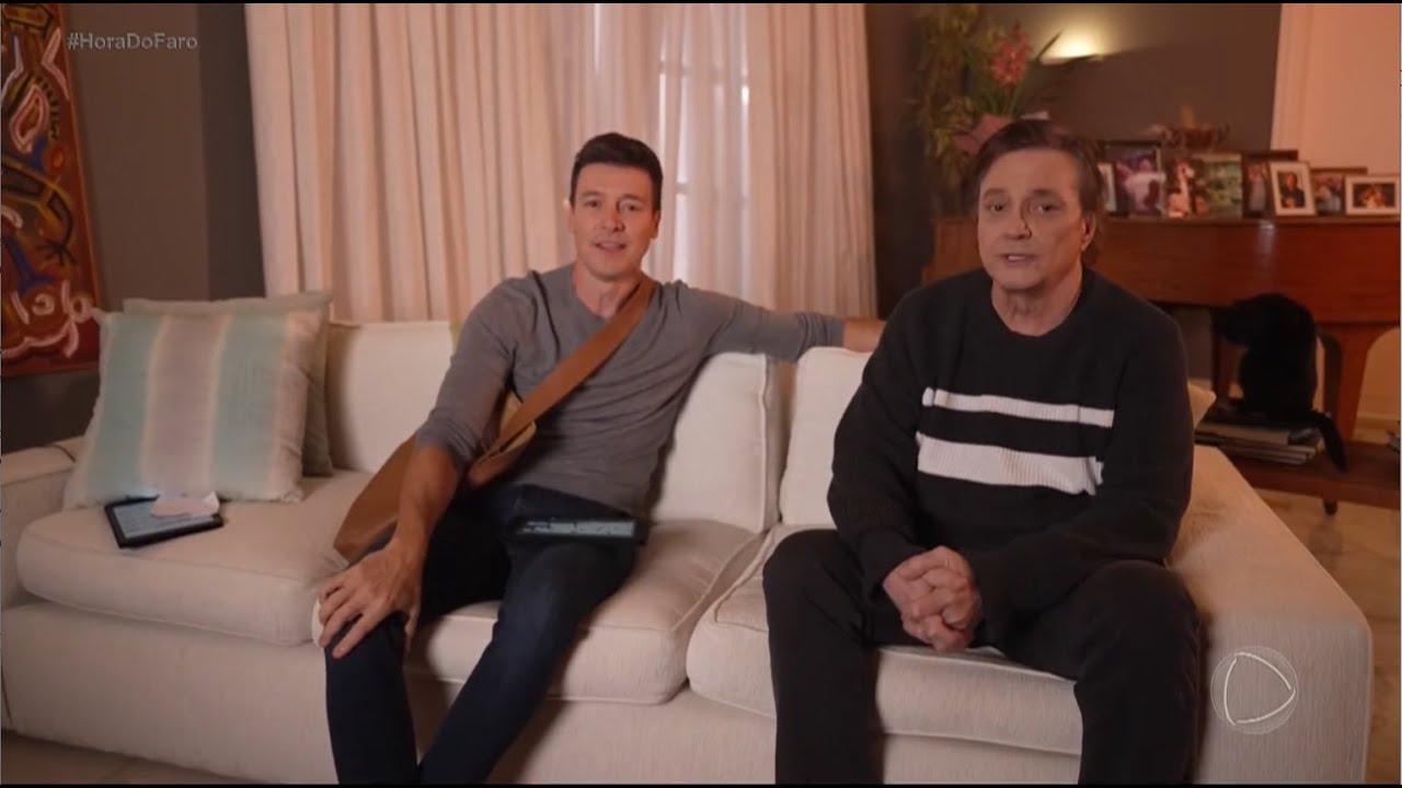 Rodrigo Faro conversa com Fábio Jr. e relembra momentos marcantes dos 54 anos de carreira