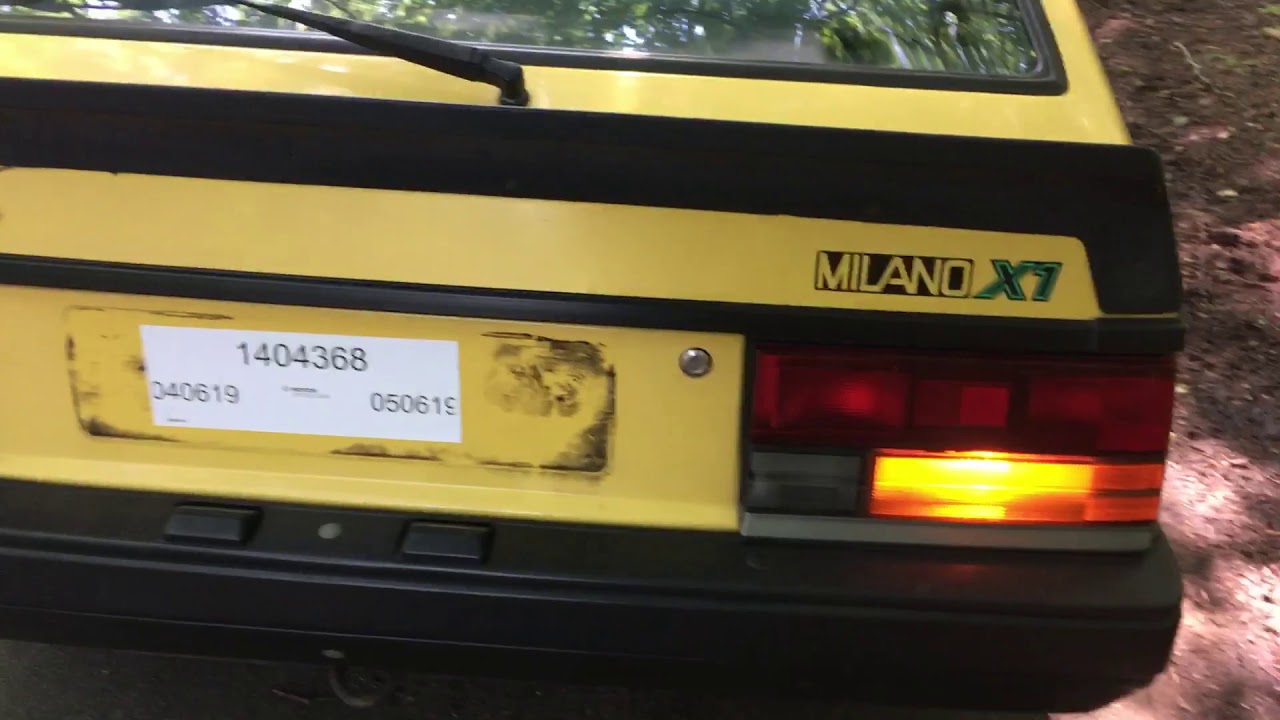 Nissan Cherry Milano X1 at 40 km. Trip