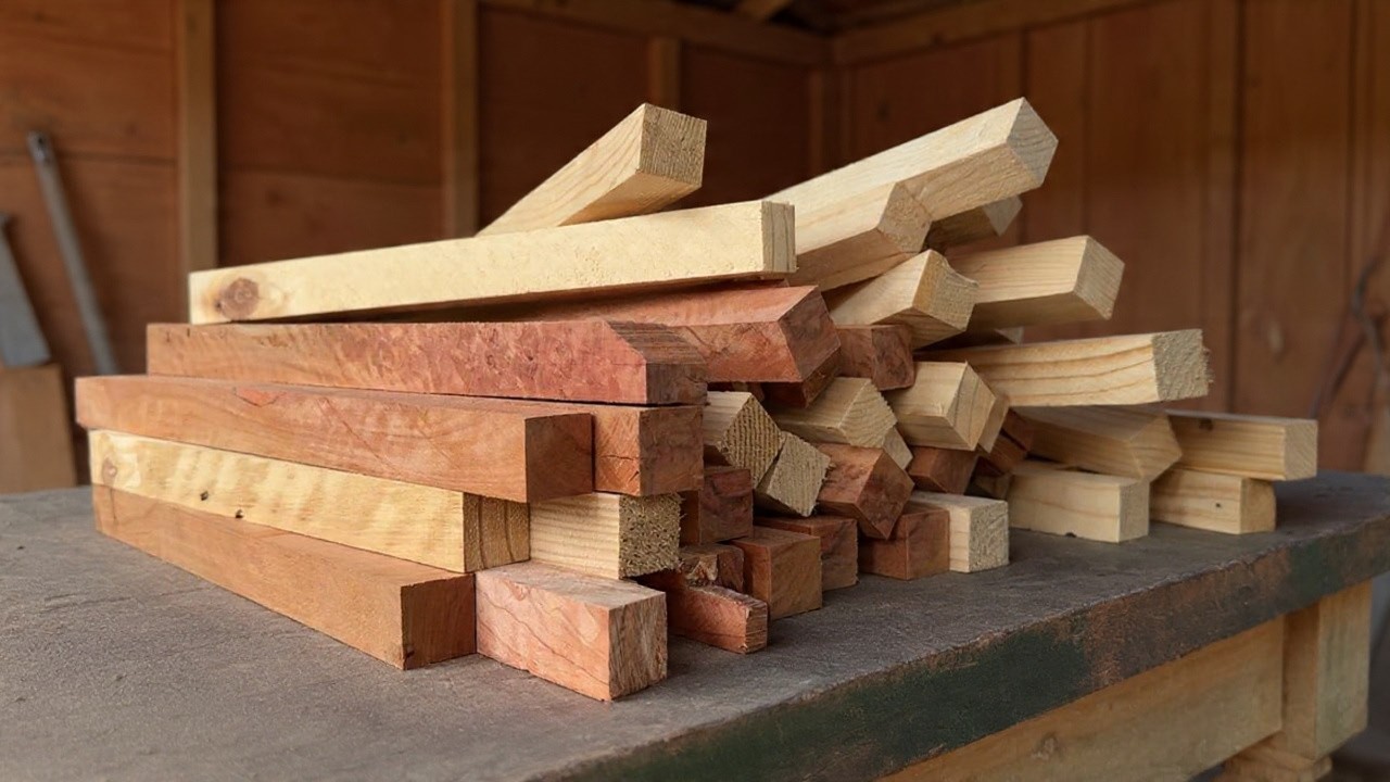 Wait Until You See What He Does With This Scrap Wood!