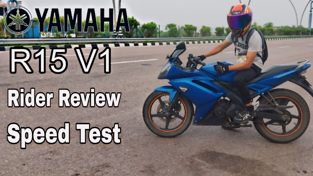 2024 Yamaha R15 V1 🏍️  Top Speed test 😀Rider Review 🔥🔥🔥🏍️#lucknow #yamaha R15 V1 🔥🔥