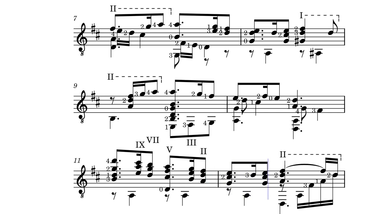Catalonian Song &ndash; Anonymous for classical guitar