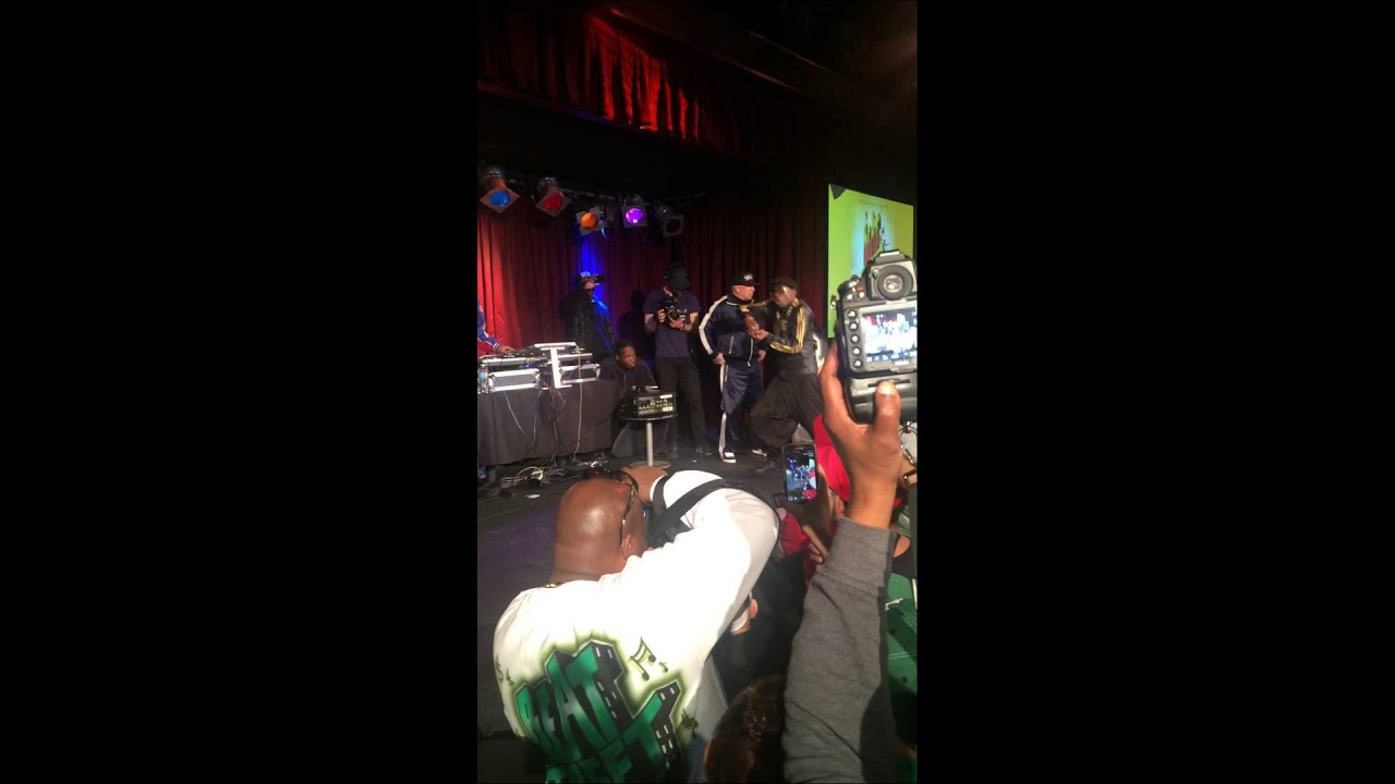 Robert Taylor aka Lee from the movie Beat Street performs with members of The NYC Breakers.