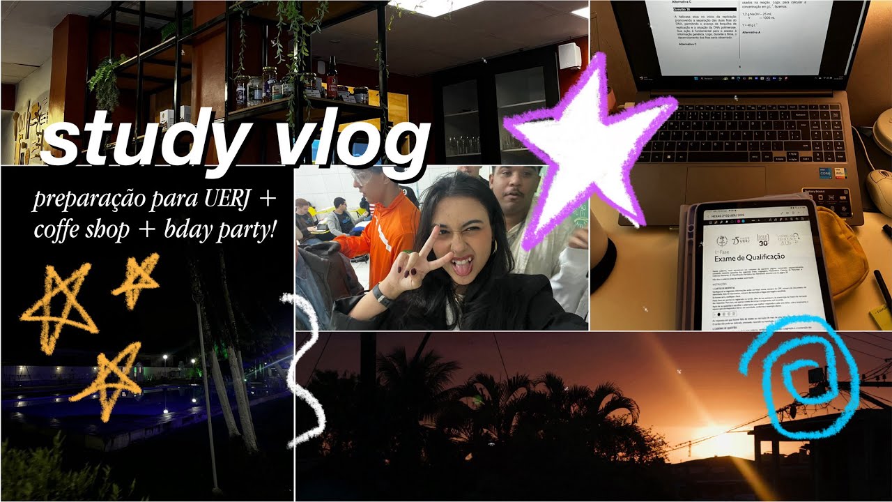 study vlog | preparação pra UERJ and more! 