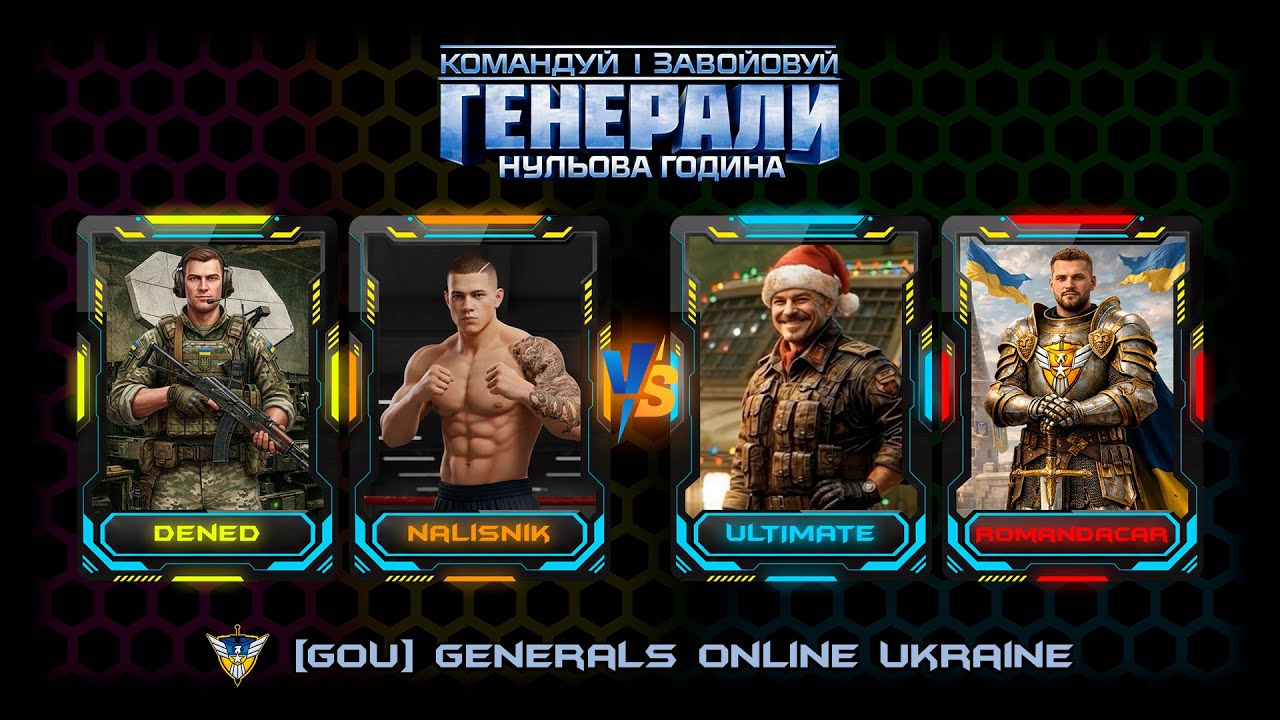 Гравці з української кіберспортивної ліги тренуються - Generals Zero Hour 2026