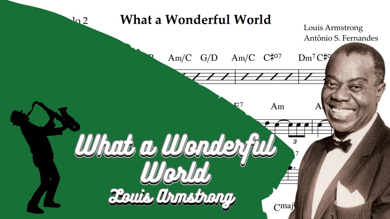 What a Wonderful World Tenor Sax | Sheet Music & Backing Track | Jazz Ballad PlayAlong