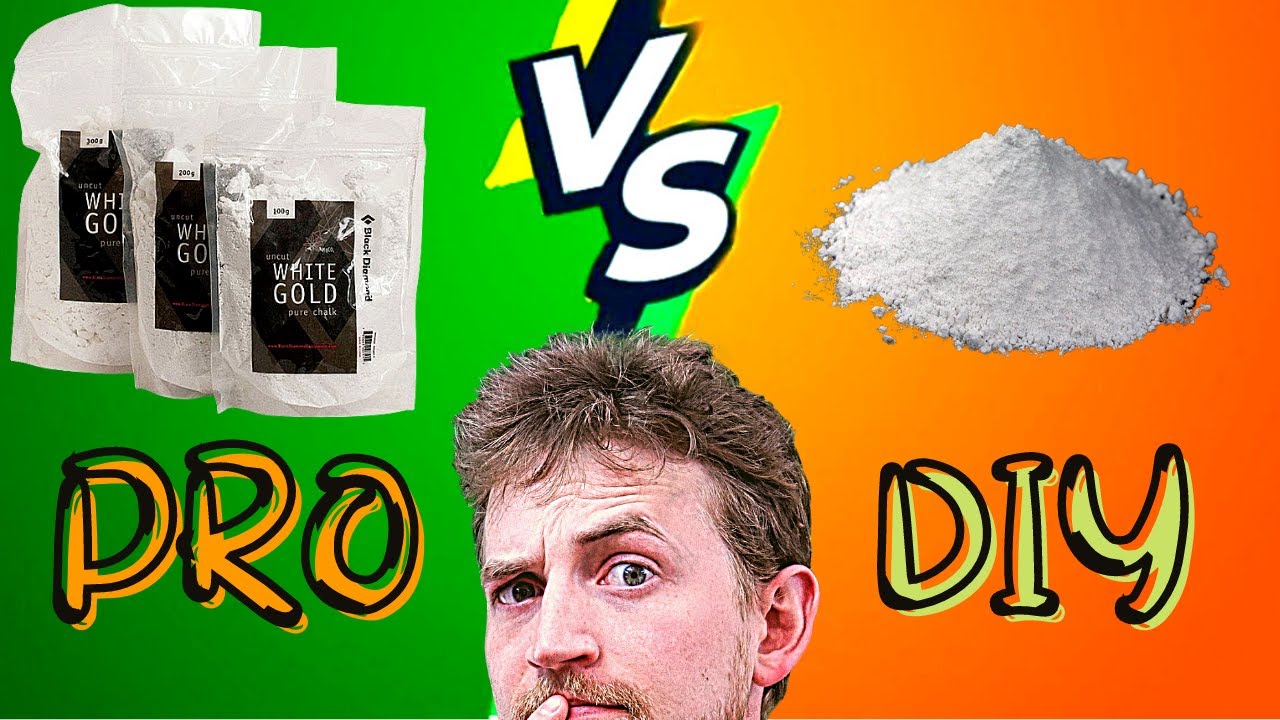 Homemade Magnesium Carbonate VS Professional climbing chalk