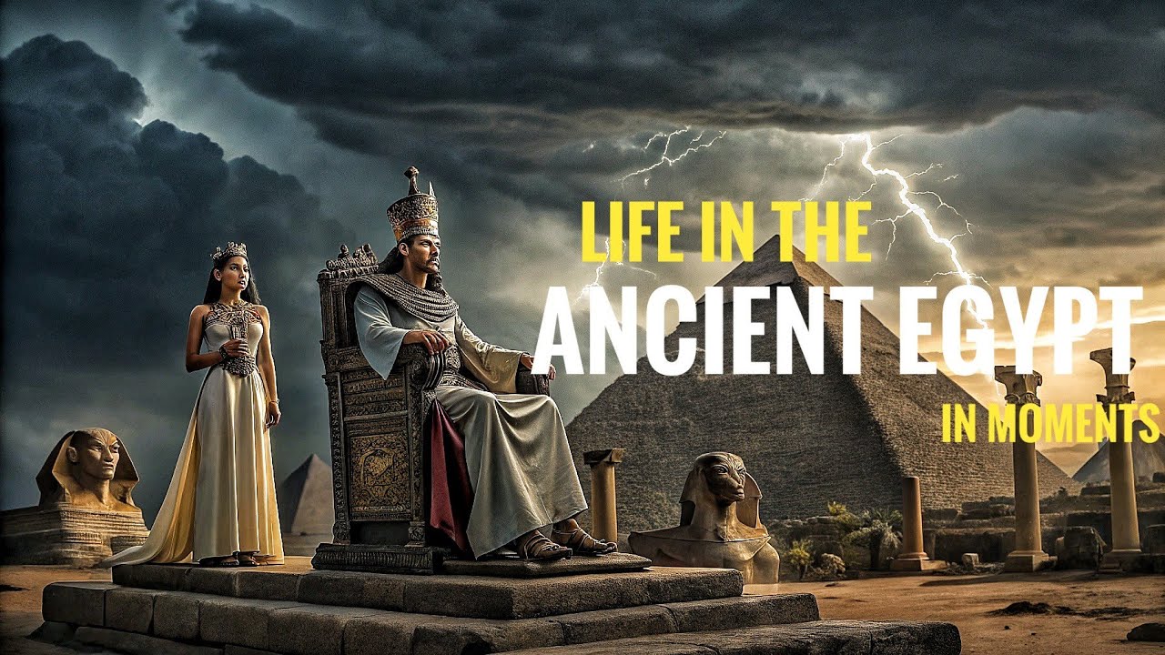 Life in Ancient Egypt - AI Generated Video and Music #ai #aimusic