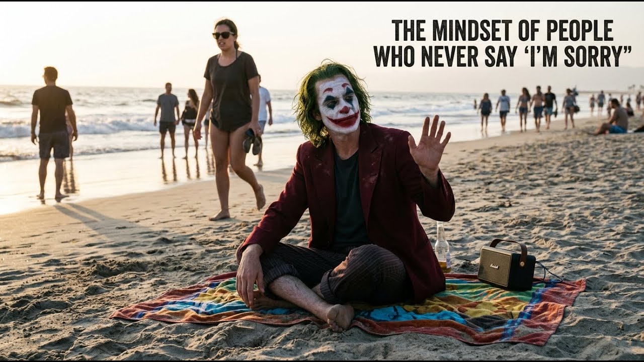 The Mindset of People Who Never Say “I’m Sorry   V E V O C L U B joker