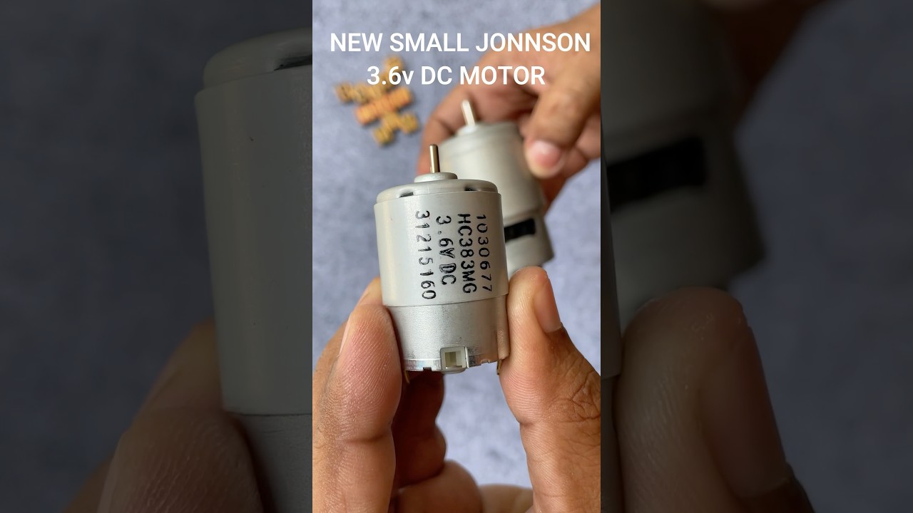 New 3.6V Small Dc motor heavy gauge copper wire winding, High torque DIY #dcmotor