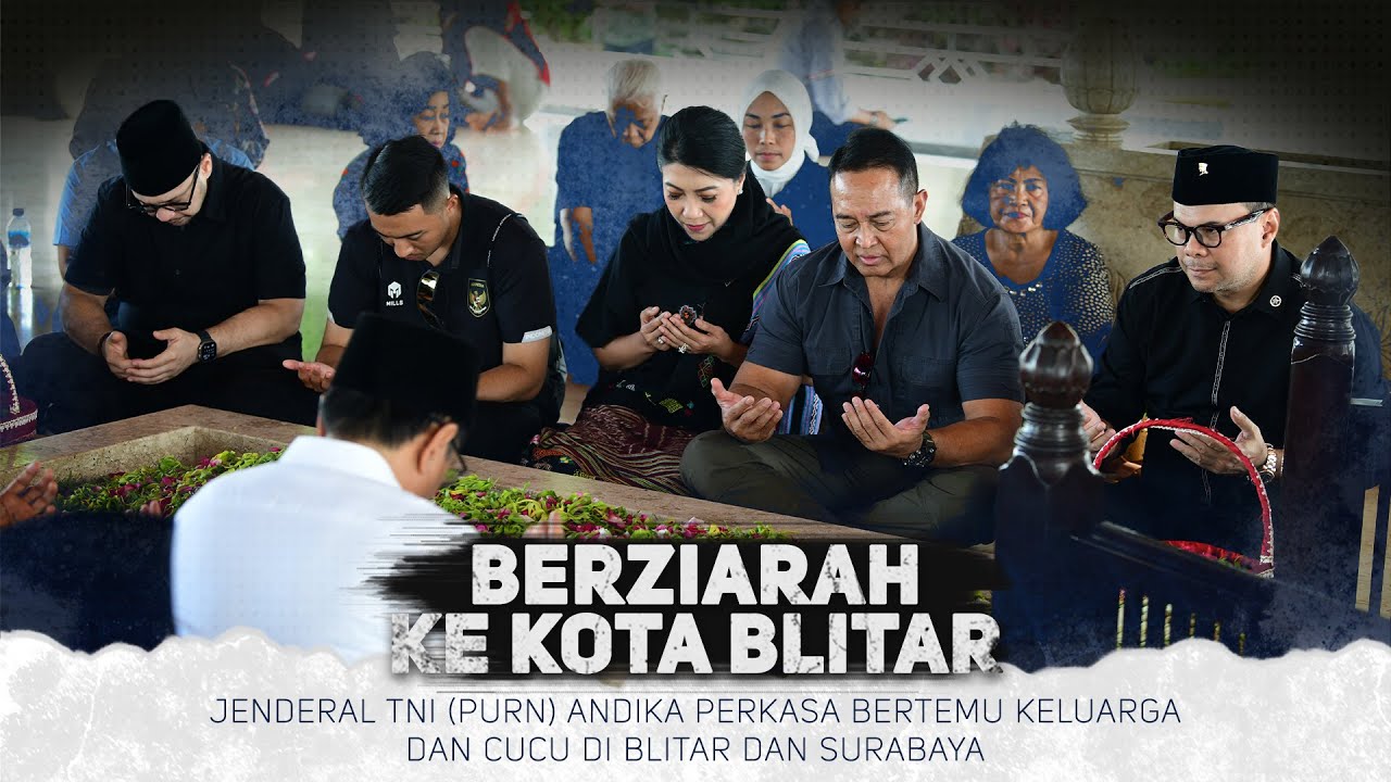 Kunjungi Kota Blitar, Andika Perkasa Sempatkan Ziarah ke Makam Bung Karno dan Bertemu Keluarga