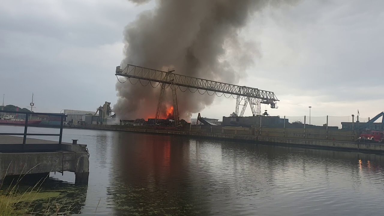 Brand In Wilhelmshaven Alba Metall 14.08.19