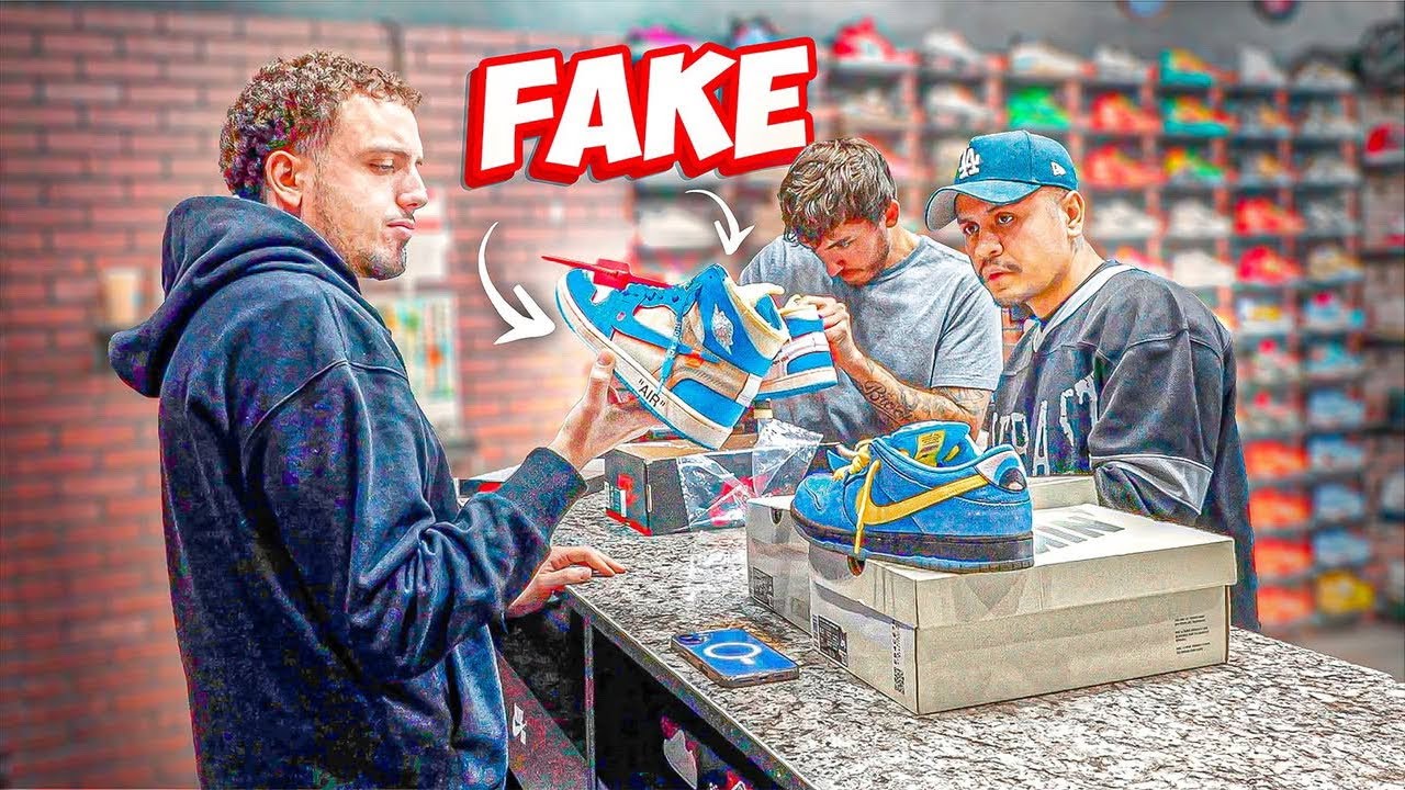 SNEAKER STORE SCAMMED HIM FOR FAKES… (EXPOSED IN 4K)