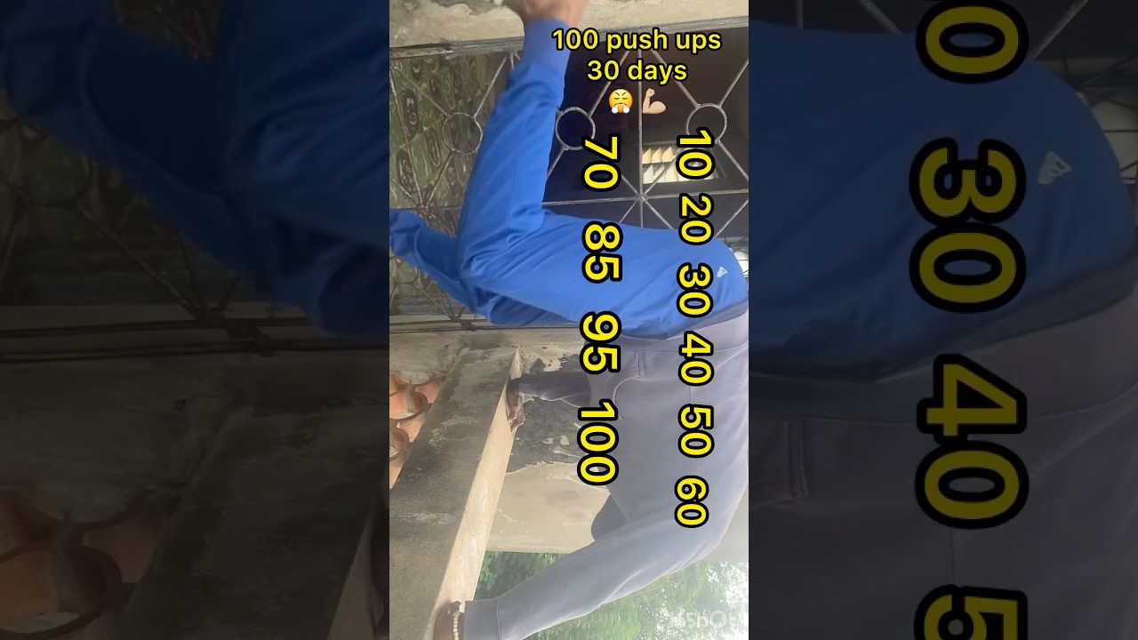 Day-5 100 #pushups #workout #nogym #pushupseveryday #calisthenics #gym #transformation #pushup