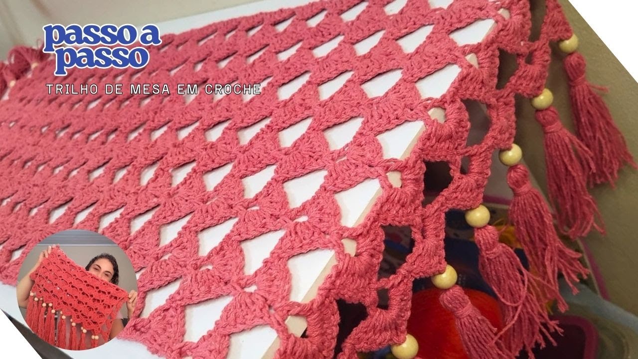 Trilho de Mesa em Crochê Passo a Passo | Modelo Fácil, Elegante e Lucrativo