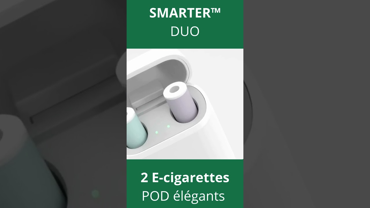 Kit Smarter Pod Duo : Cigarette &Eacute;lectronique CBD & CRD | Sevrage