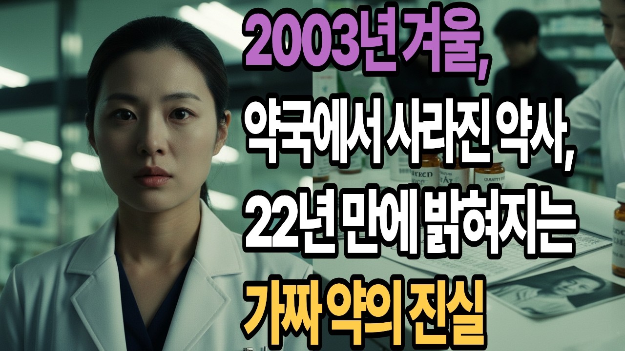 2002년 겨울, 약국에서 사라진 약사, 22년 만에 밝혀지는 가짜 약의 진실