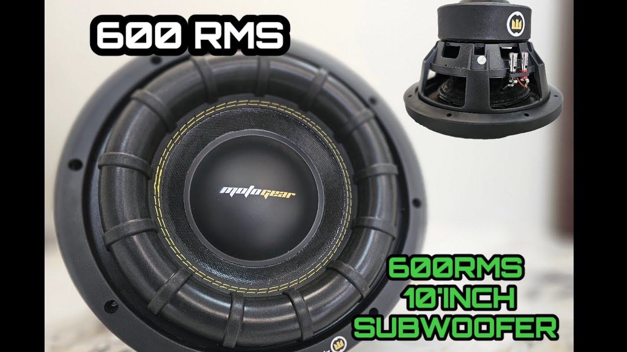 Motogear 10inch 600rms subwoofer dual