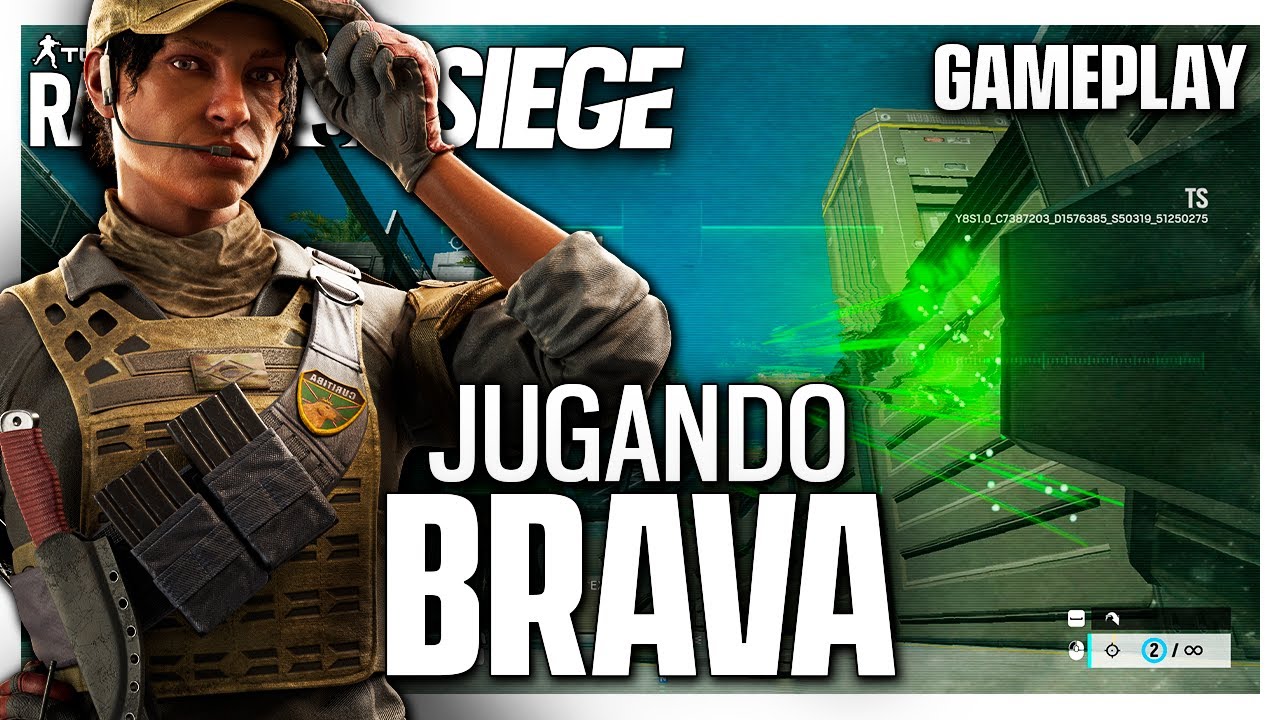 JUGANDO con BRAVA (está ROTA 😱) | Commanding Force | Caramelo Rainbow Six Siege Gameplay Español
