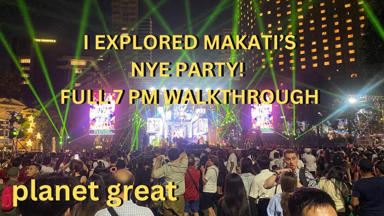 Makati NYE 2026 FIRST LOOK! Full Walkthrough Before the Crowds | Ayala Avenue Street Party