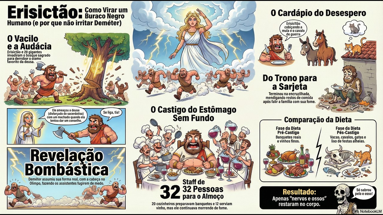 😋A Ira de Deméter e a Fome de Erisictão