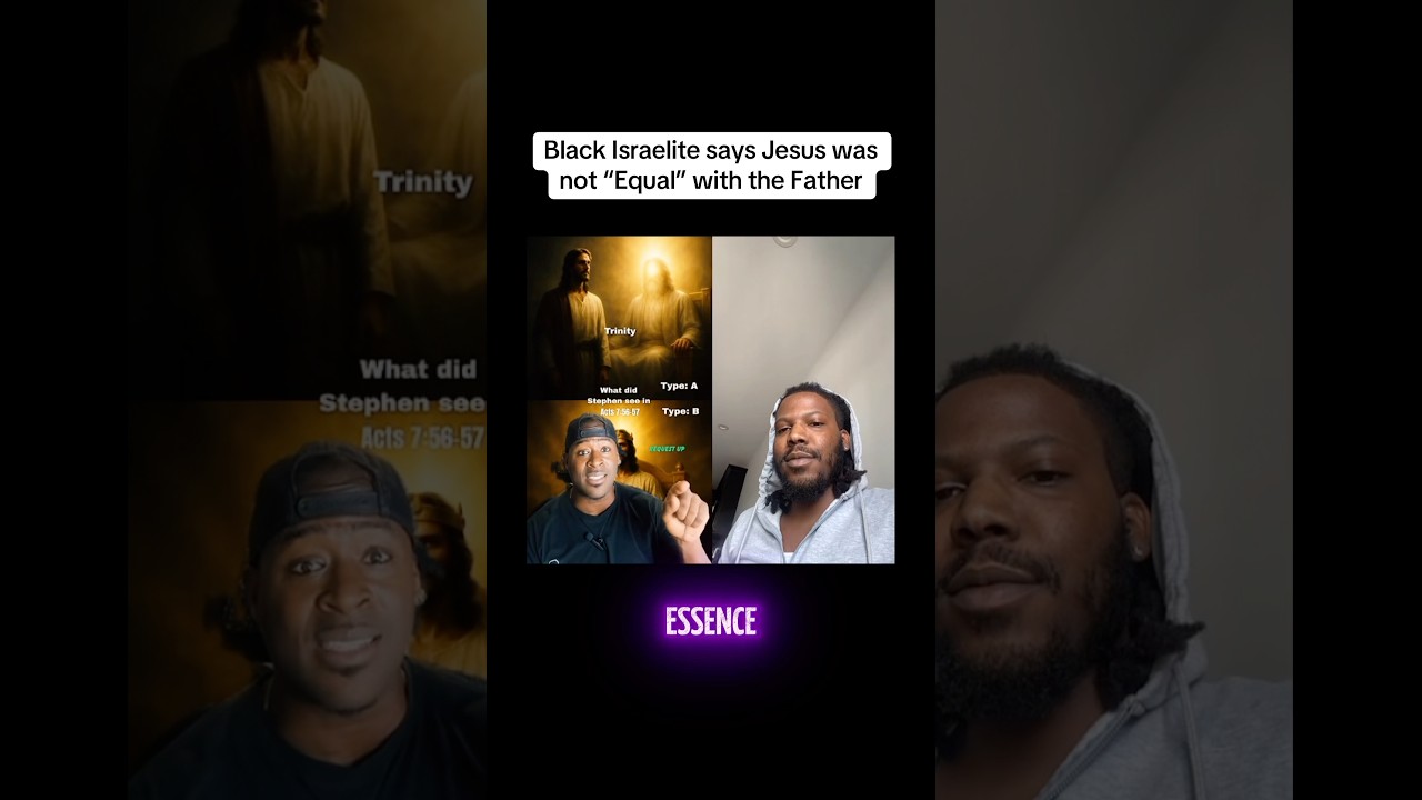 Black Israelite says Jesus was not &ldquo;Equal&rdquo; with the Father 🤦🏾&zwj;♂️ #jesusislord #hebrewisraelites